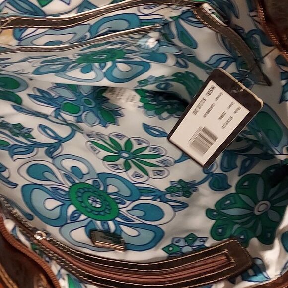 Guess Zebra Print Tote Bag - Black and Brown - Picture 3 of 10